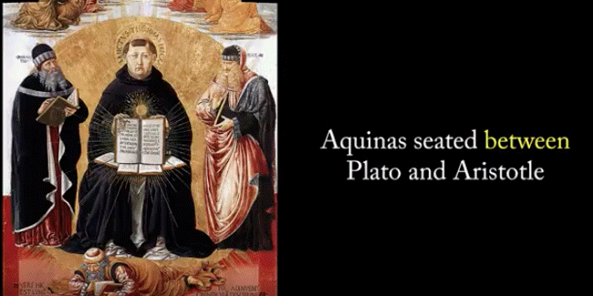 Aquinas Plato Artistotle