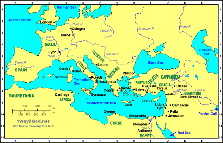 Mediterranean Map